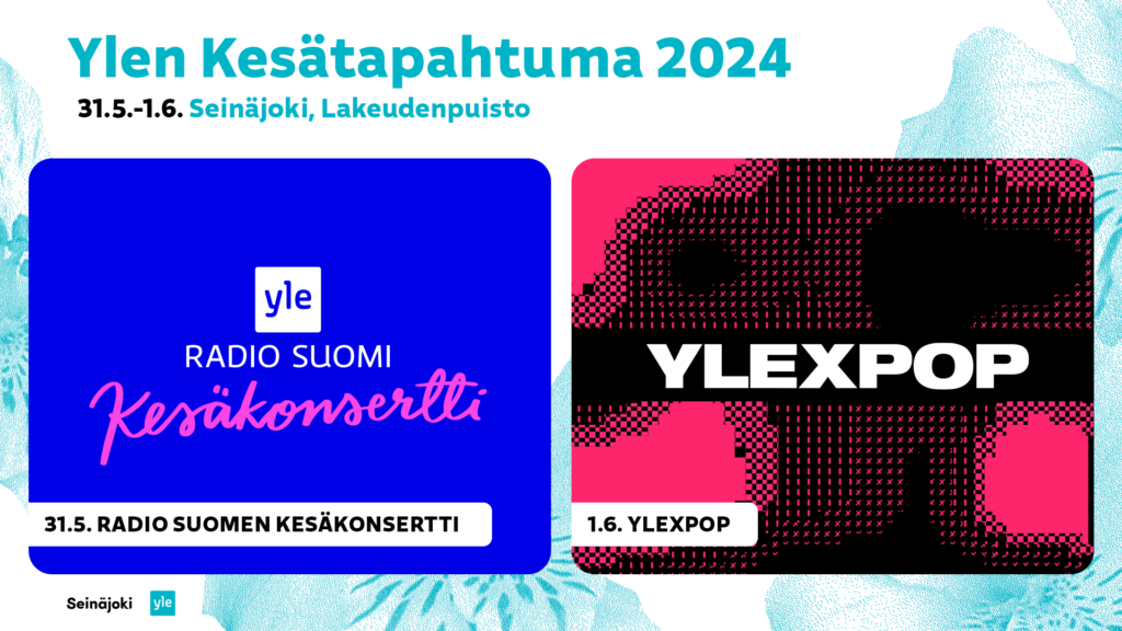 Ylen kesätapahtuman ja YleXPopin logot